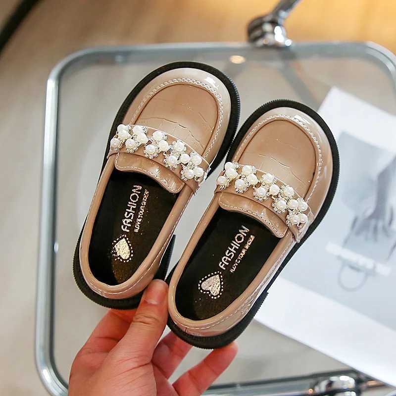 Girls Penny Loafers Casual Toddler Girls School Uniform Oxford Non-Slip Sole Wedding Party Dress Shoes Princess Elegant FlatsT250306