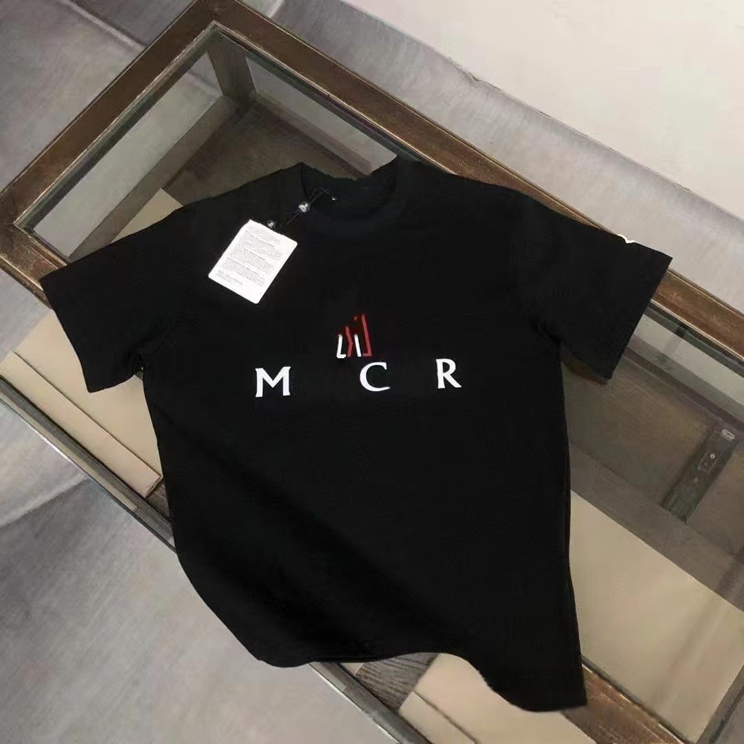 Mens t Designer Shirts Embroidery Badge High Quality Version Cotton 220gsm Men Tee Summer Tops Short Sleeve S-5XL