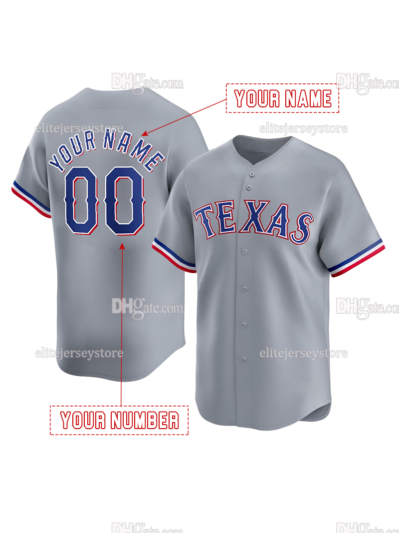 Personalized Custom Baseball Jersey 34 Ryan Corey Smith Seager Garcia Semien Jung Duran deGrom Embroidered Letter Number Design