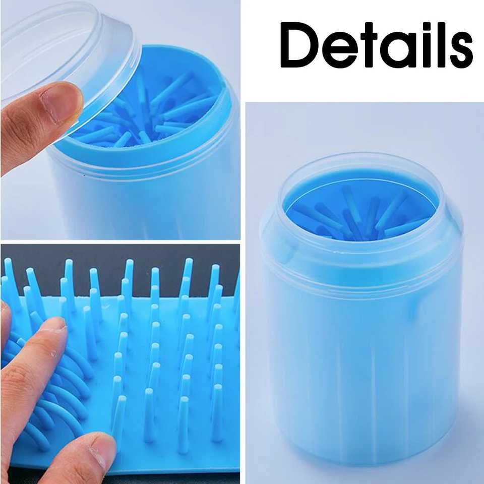 3 Sizes Dog Foot Cleaner Portable Pet Feet Washer Brush Dog Paw Cleaner Cup With Soft Silicone Bristles And Free Towel For Dog M250306