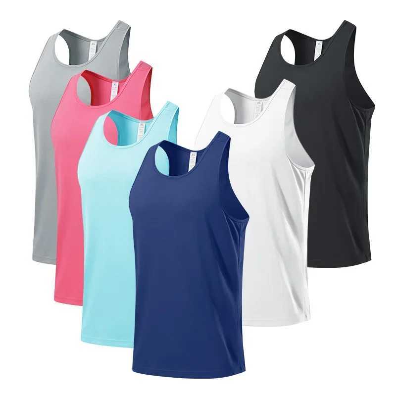 Fitness Vest Men Marathon Lightweight Women Racerback Couple Running Quick Dry Tank Tops Gym Clothing Traning Sports Singlet ManT250318