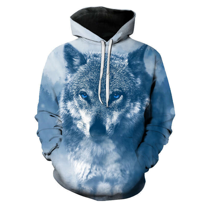 New manufacturer's coat 3D digital printed hooded sweatshirt men's loose casual sportswear 2025 temperament versatile new trendy clothing in