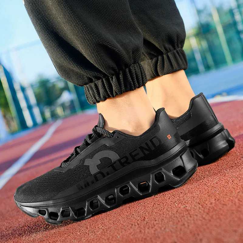 New Fashionable Casual Breathable Mesh Mens Shoes Fashion Cushio Running Shoes Sneaky Shoes Cool Z250411
