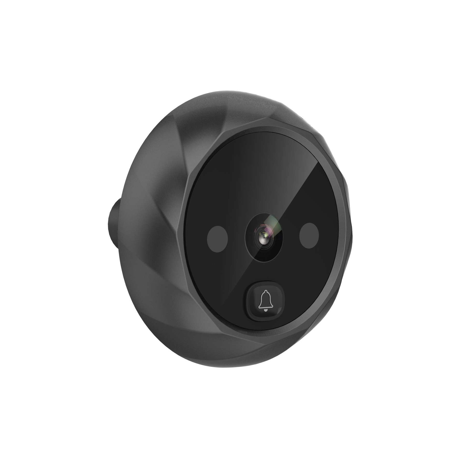 High Definition Cat Eye Doorbell with two point four Inch Visual Intercom Monitor Home Electronic Access Control System for Anti Theft Photography