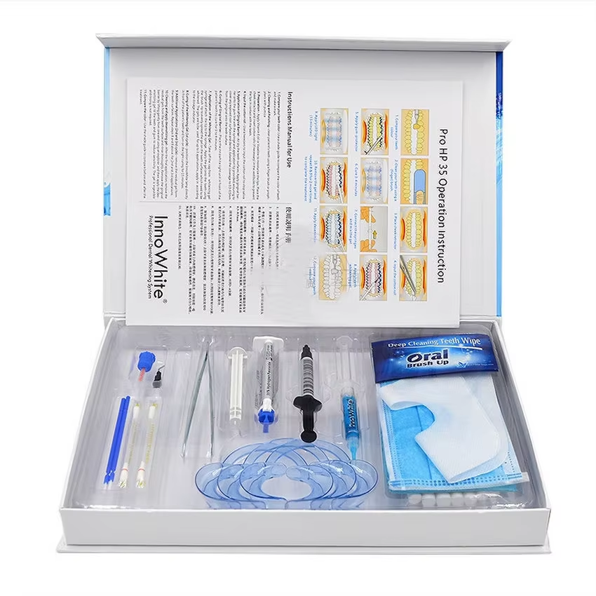 Dental Inno White PRO HP35 Professional Whitening System Tooth Whitening Oral Hygiene Gel Kits Dental Teeth Whitening Gel