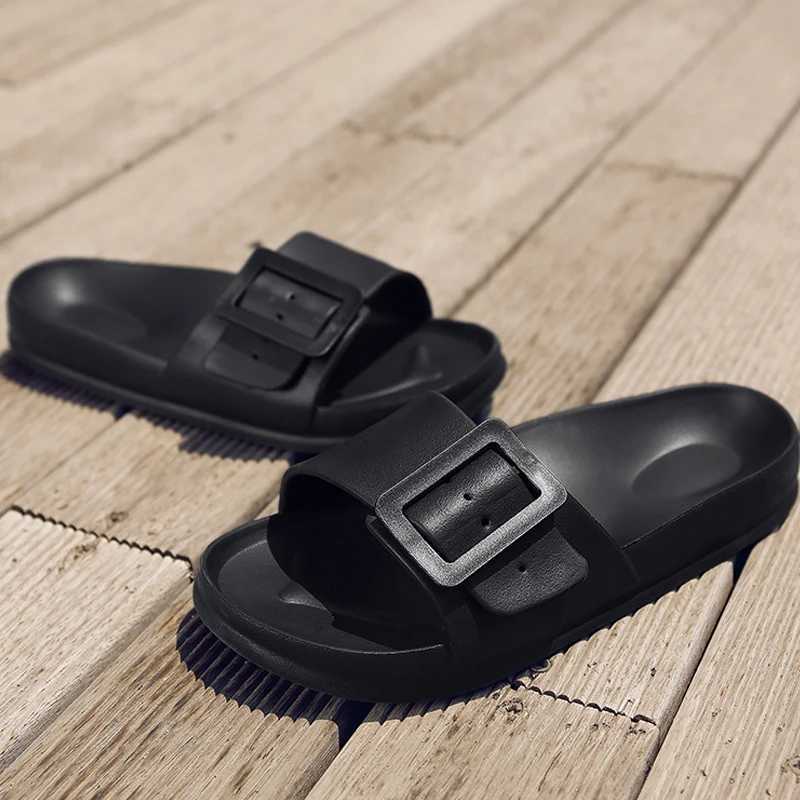 Cwarm Wens Summer Sandals 2025 New Flip-flops With Adjustable Bukle Fi Outdoor N-slip Beach Shoes House Flat Slides Y250306