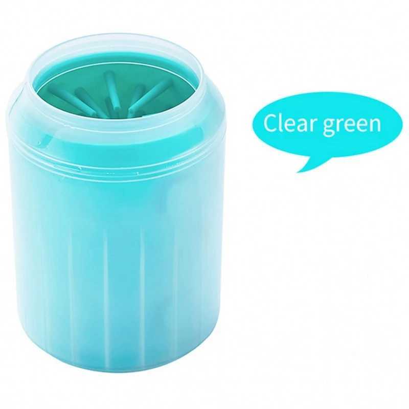 The dog paw cleaning cup is suitable for small dogs pet foot cleaning machines portable pet cats dirty paw cleaning cups and soft silicone foot cleani