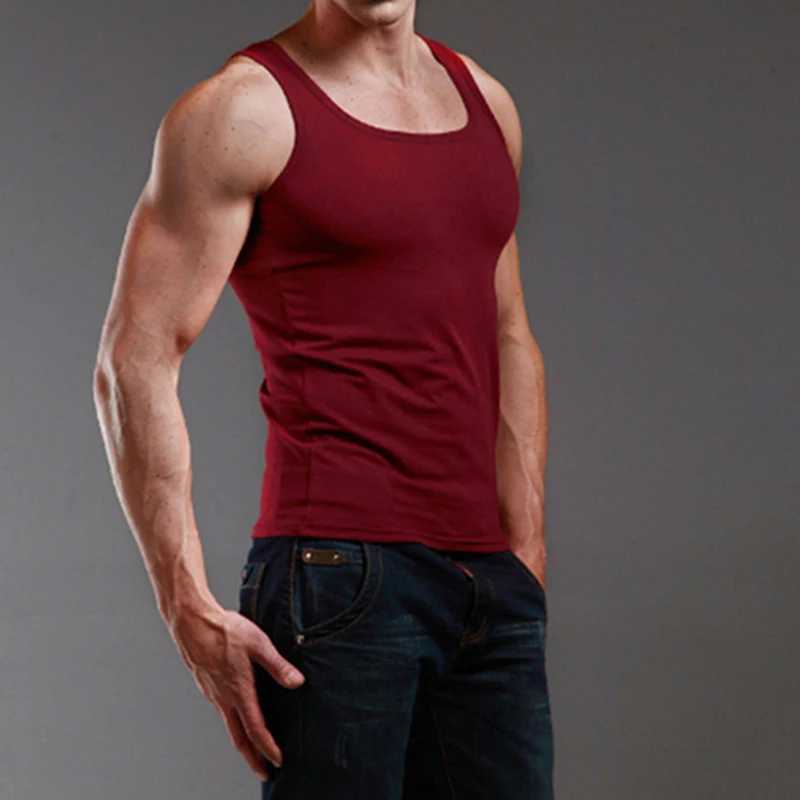 Mens Underwear Cotton Tank Top Men High Quality Bodybuilding Singlet Sleeveless Slim Fit Vest Men Tank TopsT250318