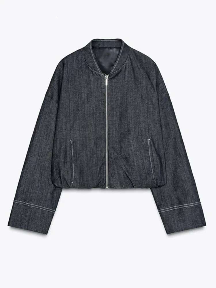 Elegant Denim 2 Piece Sets Woman Outfit Casual Loose Zipper Jacket Pleated Mini Skirts Suits 2025 Fashion Street Solid Lady Suit