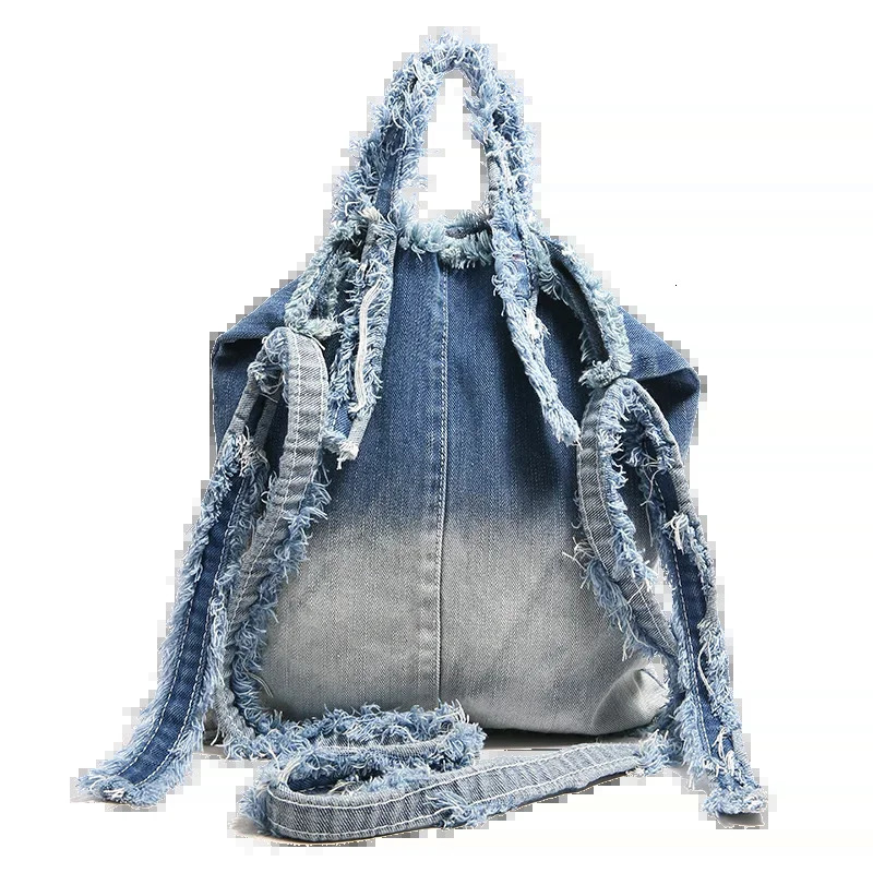 LEFTSIDE Small Denim Shoulder Bag Lady Handbags And Purses Women Y2K Korean Fashion Female Tote Bag Crossbody Bags 250306