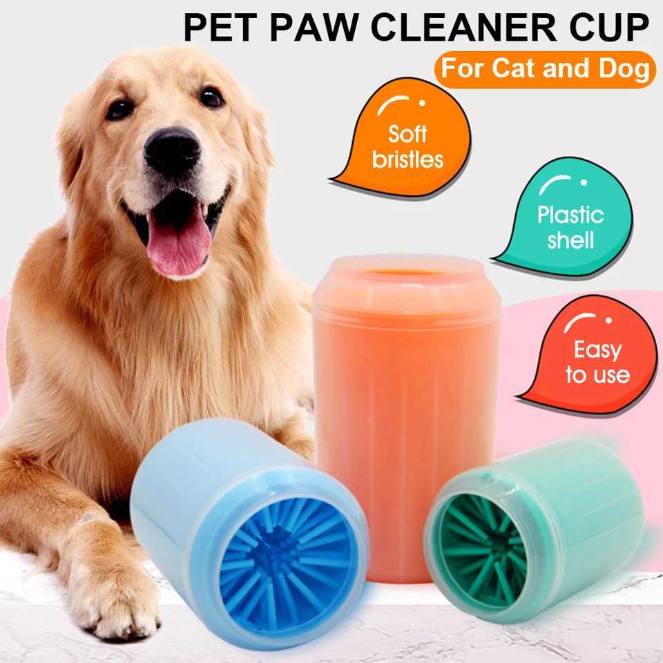 3 Sizes Dog Foot Cleaner Portable Pet Feet Washer Brush Dog Paw Cleaner Cup With Soft Silicone Bristles And Free Towel For Dog M250306