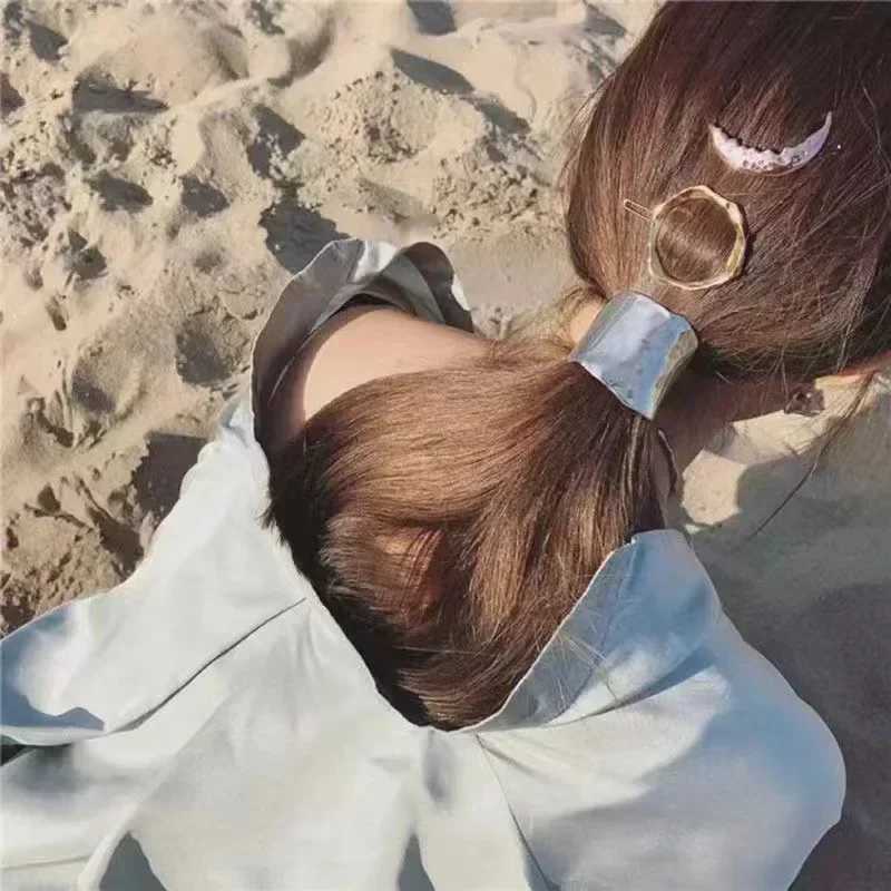 New trendy hair clips Bohe Design High Grade Concave and Convex Craft Hair Buckle Retro Clip Hair Clip Fashion Metal wear X250306