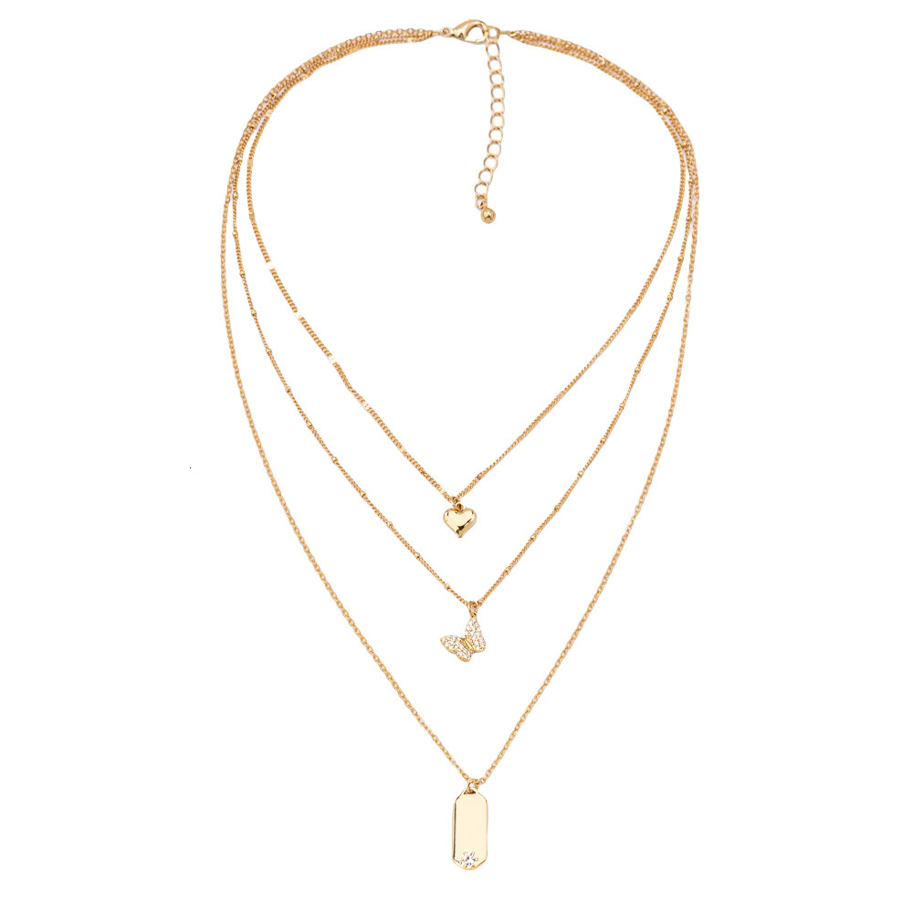 Niche Design Personality Clavicle Chain With A High Sense Of Multi-layer Pendant Necklace Women's Jewelry