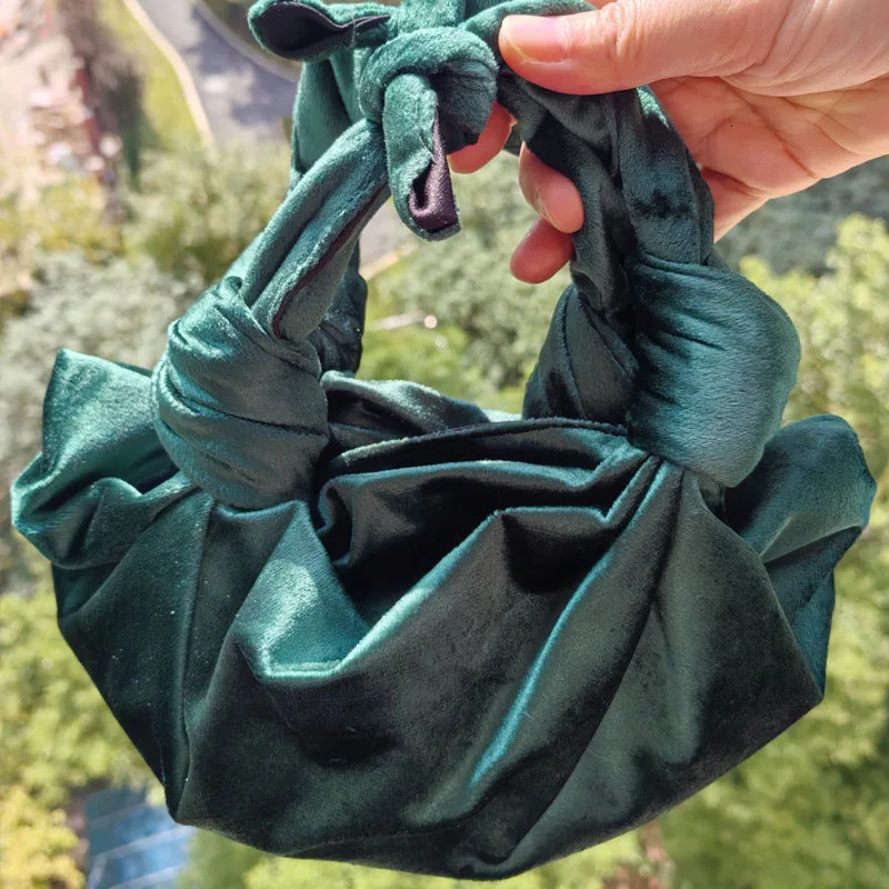 Colorful Silk Satin Velvet Fashion Lady Handbag Tote Shoulder Bags Crossbody Bag Phone Lipstick Coin Purse 250306