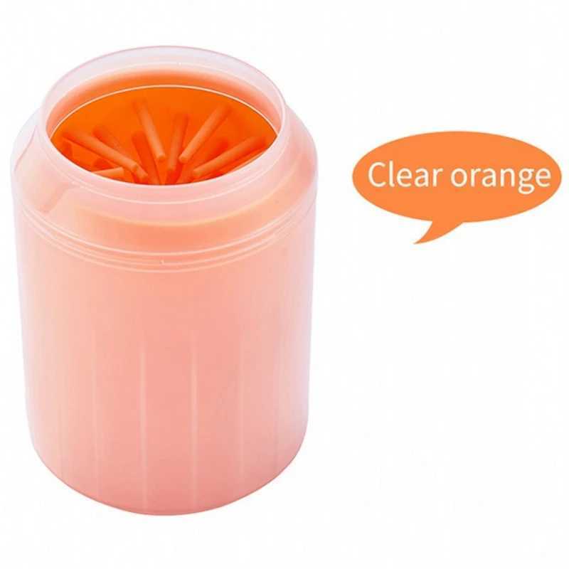 The dog paw cleaning cup is suitable for small dogs pet foot cleaning machines portable pet cats dirty paw cleaning cups and soft silicone foot cleani