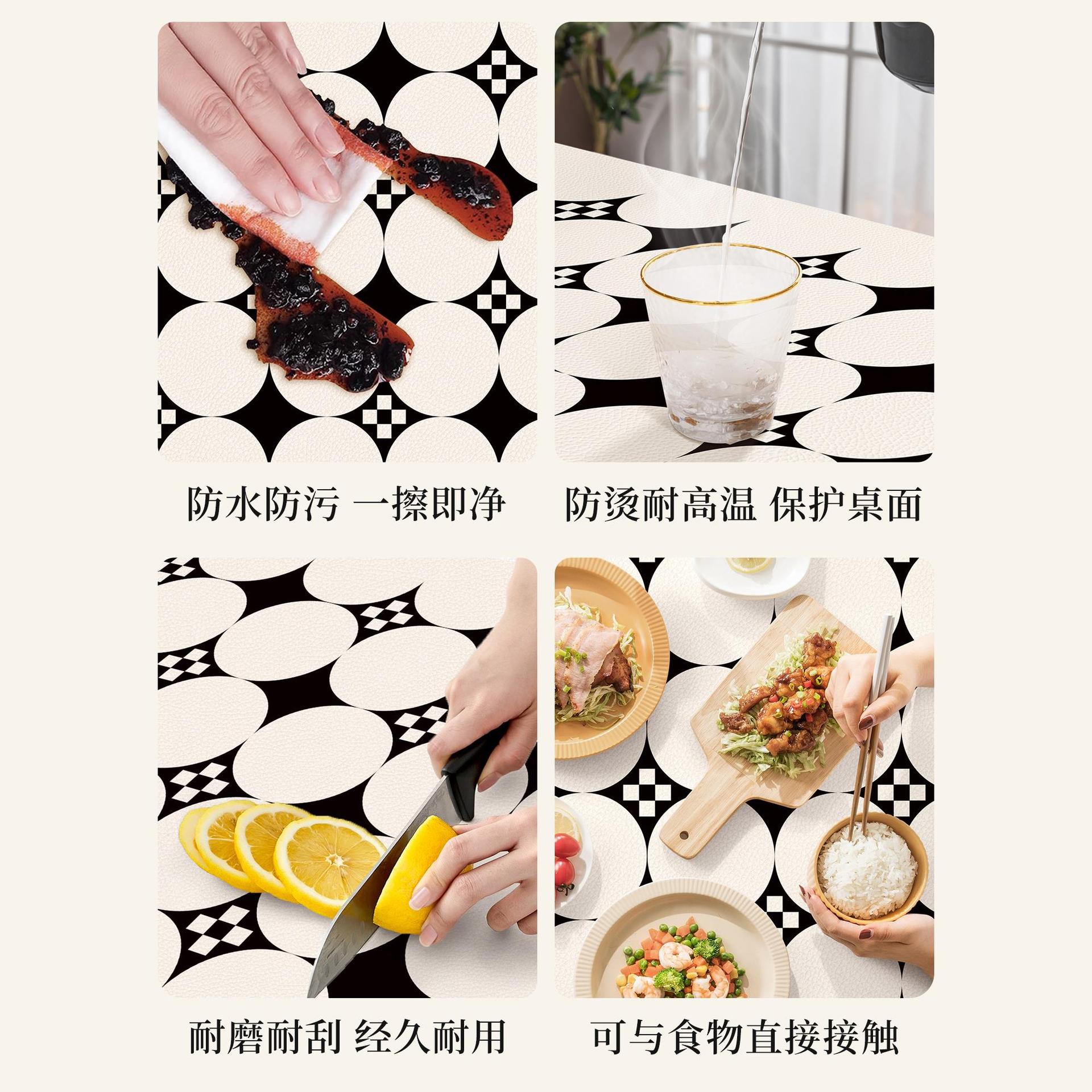 Sideboard table mat waterproof tablecloth living room porch mat shoe counter top protection mat B88F01