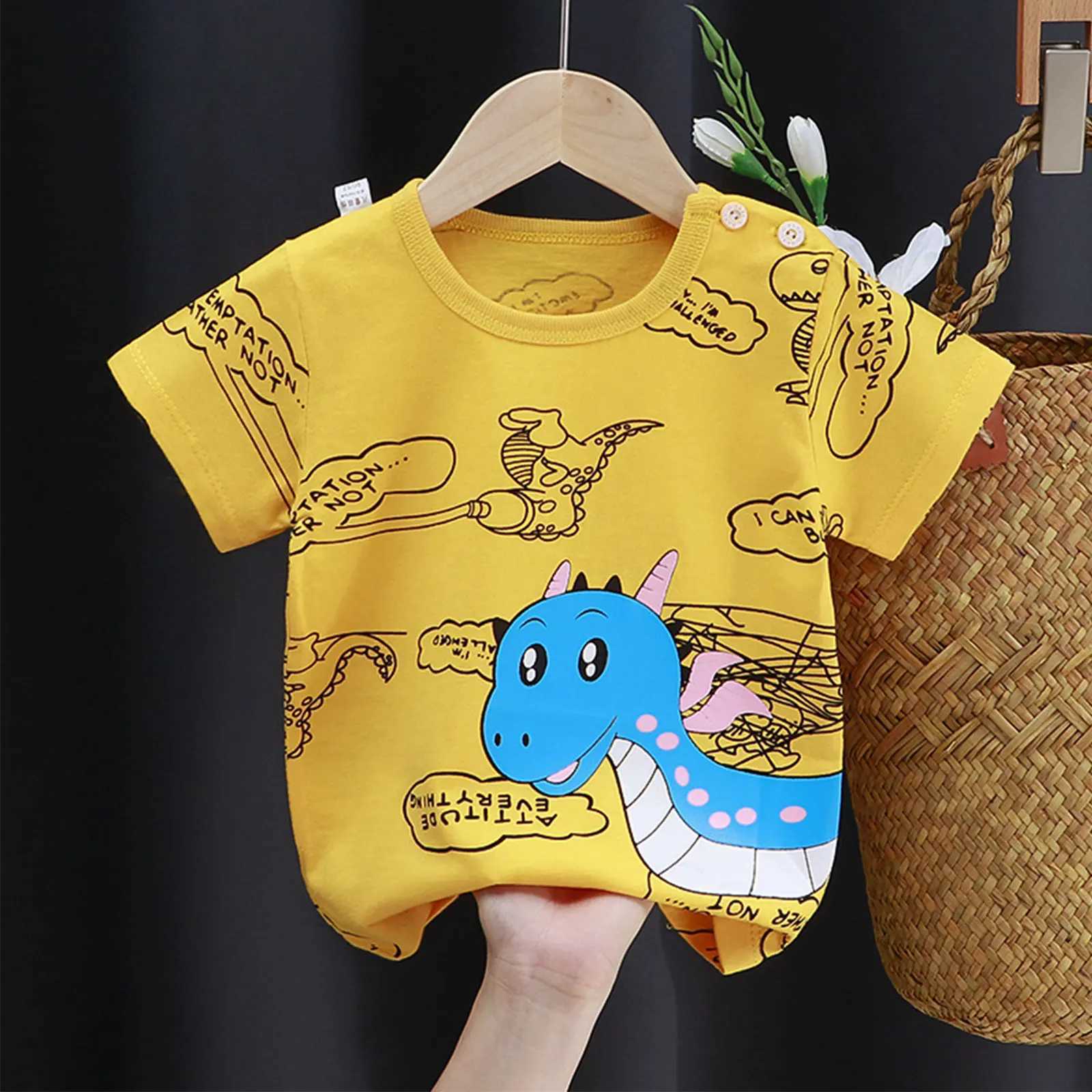 Summer Infant Newborn Baby Boys Clothes Children Clothing for Girls Kids T-Shirt Cotton Casual ClothesT250306