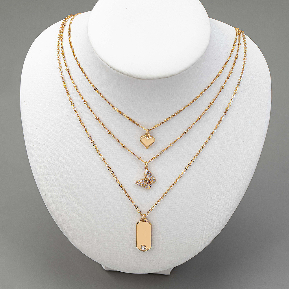 Niche Design Personality Clavicle Chain With A High Sense Of Multi-layer Pendant Necklace Women's Jewelry