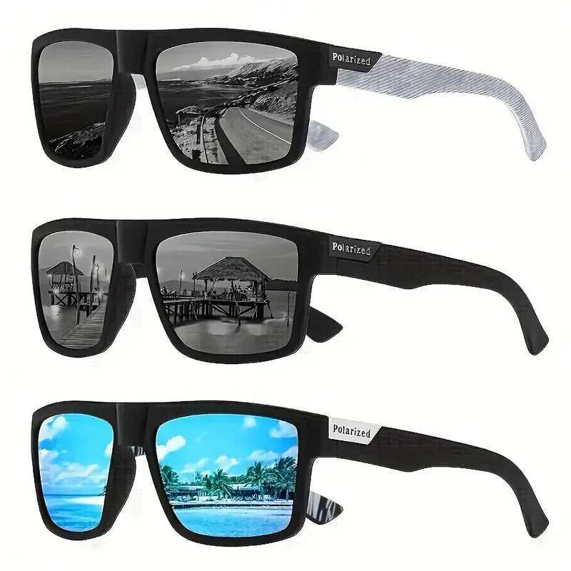 3PCS New Polarized Glasses Men Women Fishing Glasses Sun Goggles Camping Hiking Driving Eyewear Sport SunglassesXJ250306