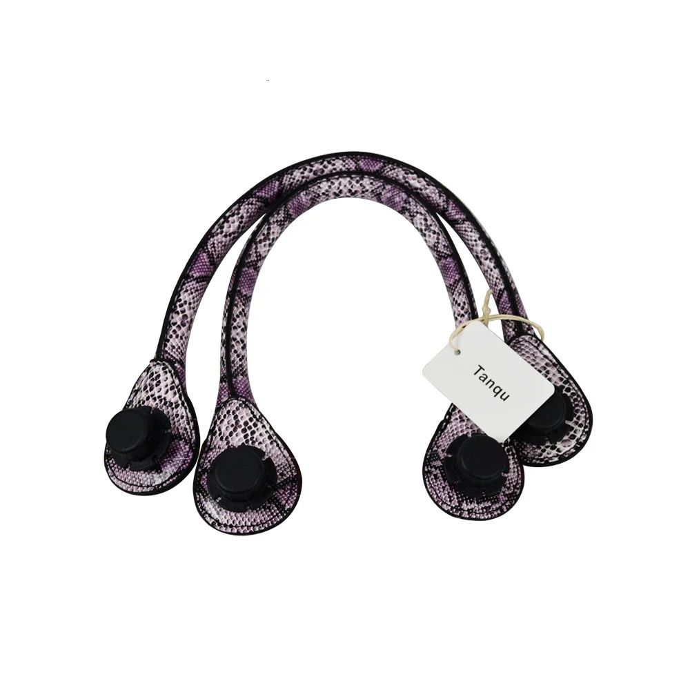 TANQU Long Short Faux Snakeskin Snake skin Handle for Obag PU Leather Straps for O BAG Standard Mini Ochic O Chic Accessoires 250228