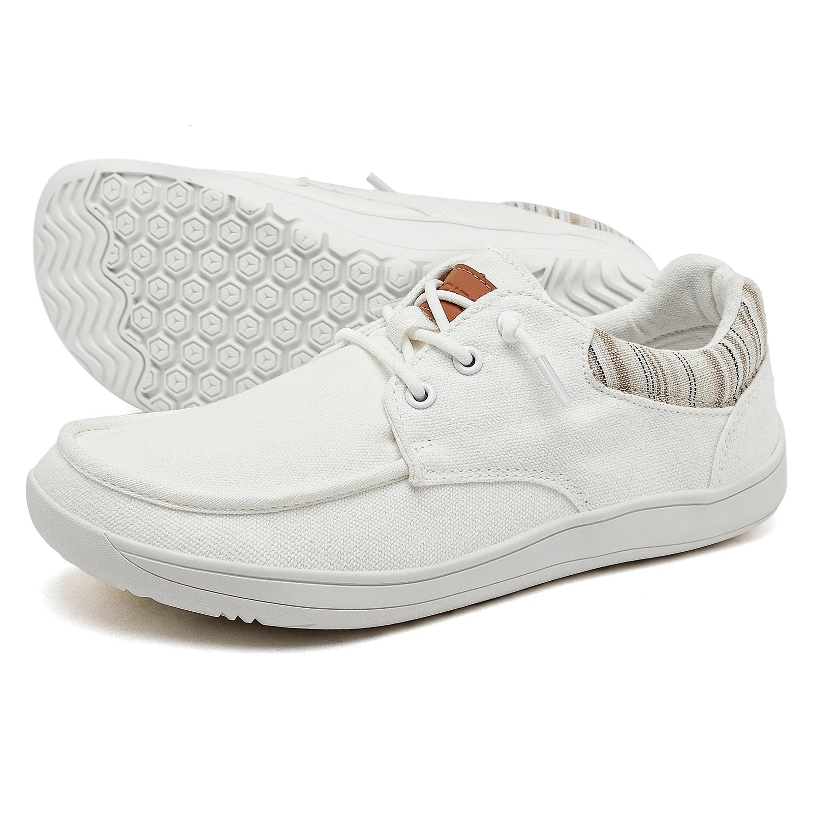 HOBIBEAR Men Barefoot Loafers Women Lightweight Casual Wide Toe Sneakers Non Slip Comfortable Boat Shoes 250228