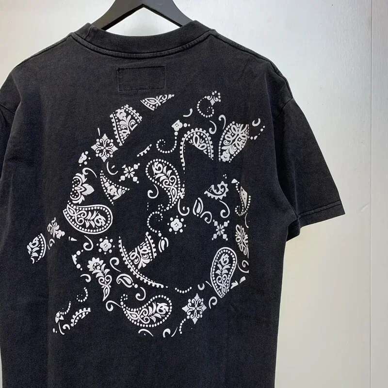 Original Tag American Style Hip Hop GOD SPEED Letter Printing High Street New Handsome Black Short Sleeve Top T-Shirt