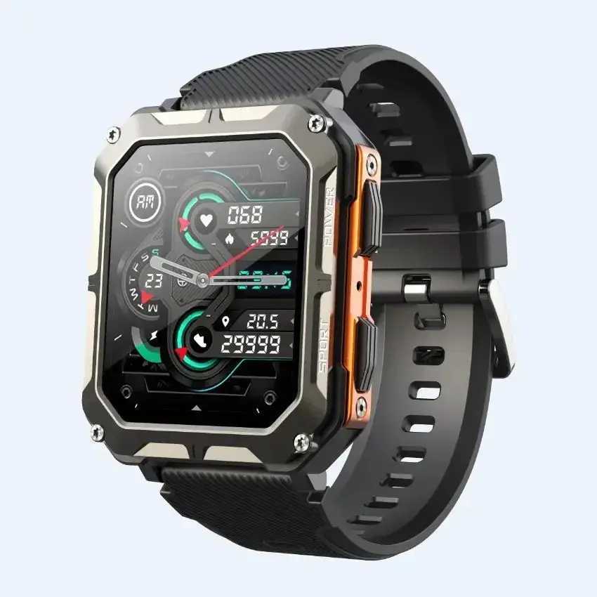 CUBOT C20 Pro SmartWatch 1.83-inch IP68 Waterproof Sport Watch for Men Heart Rate Fitness Tracker 24H Health Monitor Phone Call O250306