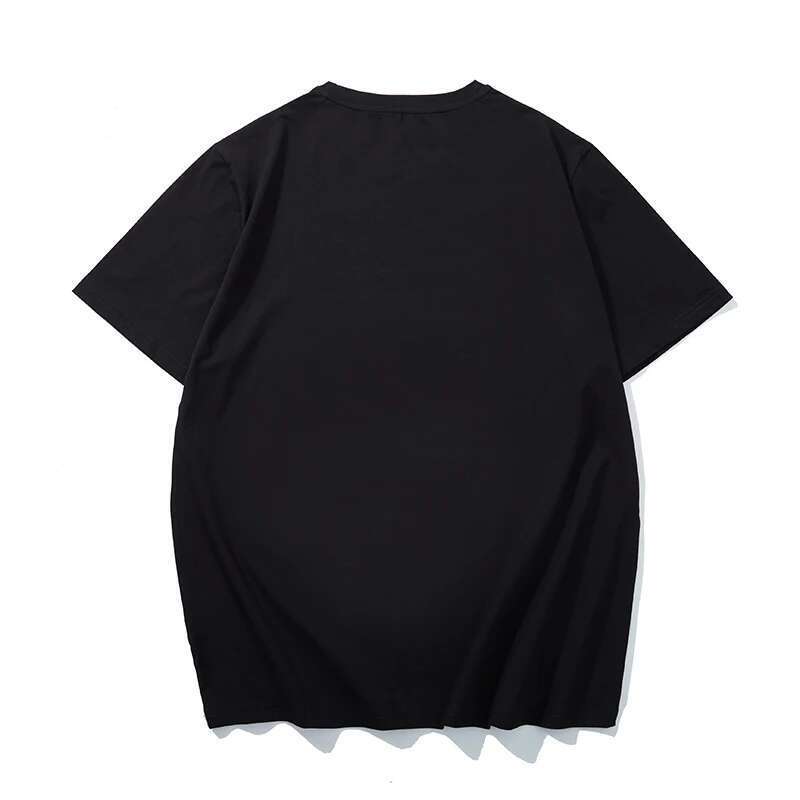 M-12Xl Short-Sleeved T-Shirt Men's Loose Fashion Print Summer Stretch Casual Fat Guy Large Size Top