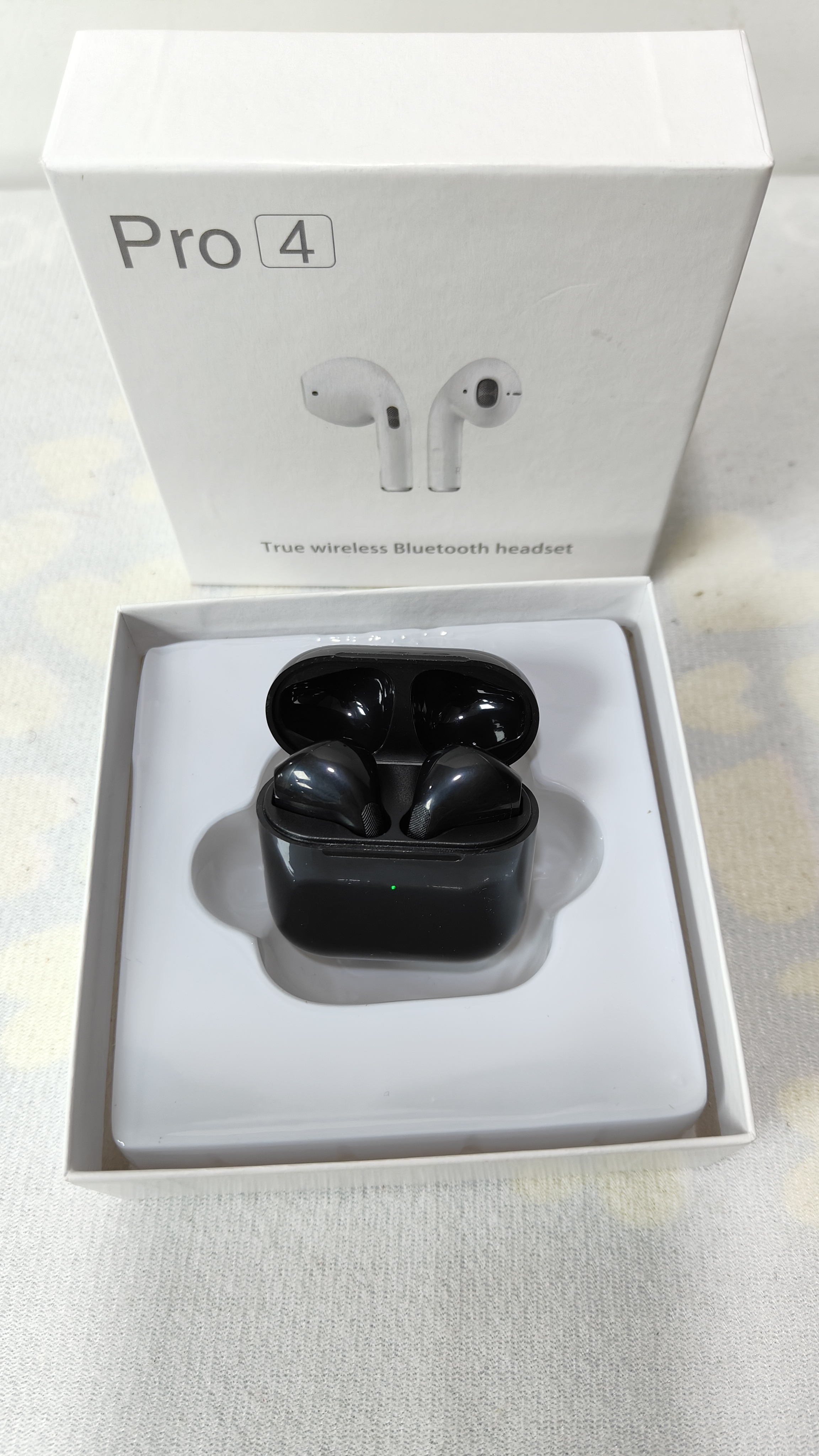 Pro 4 Wireless Earphones Waterproof Bluetooth Headphone Long-lasting In-Ear Headset Portable Compatible Bluetooth 5.0 Earbud