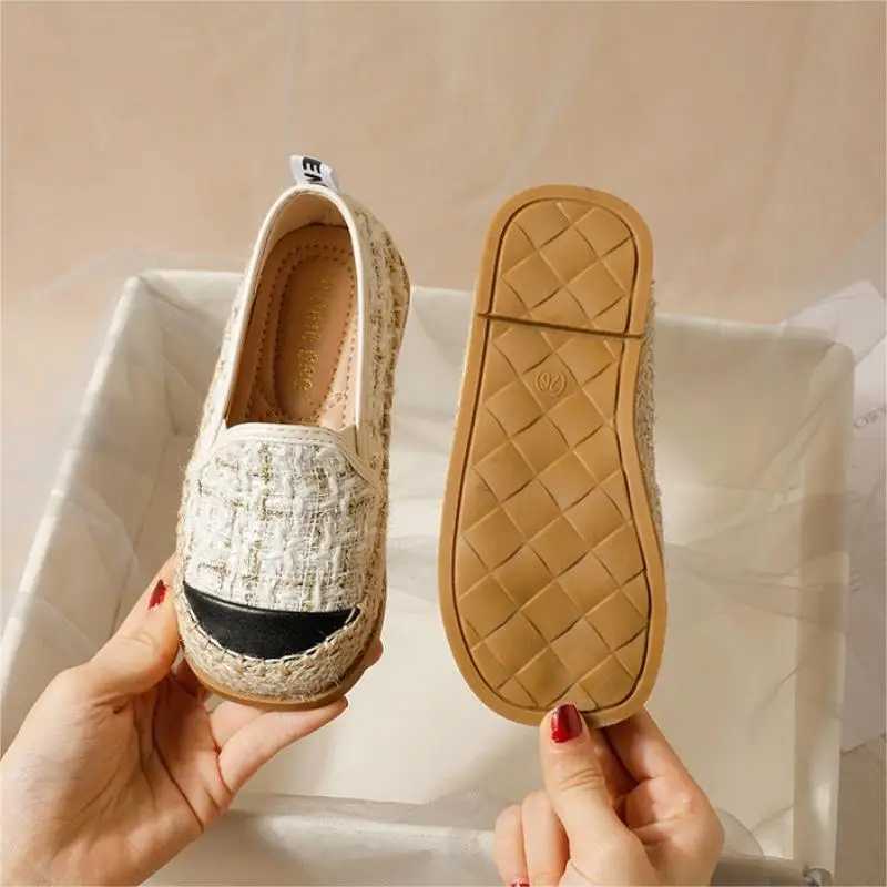 Fashion Baby Girl Princess Flats Shoes Infant Toddler Child Casual Slip Shoes Retro Soft Bottom Shoes Spring Autumn SummerT250306