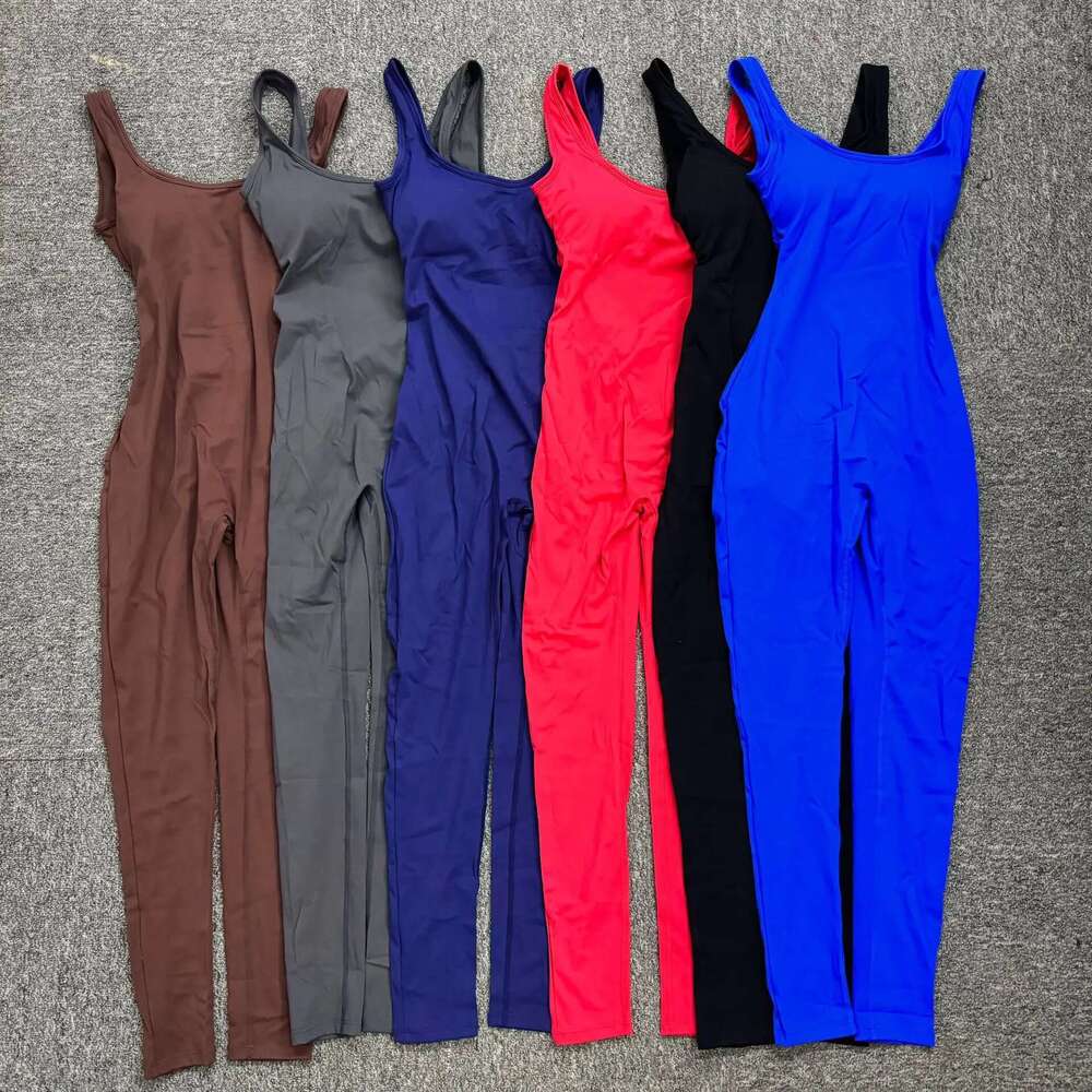 New Sexy Hollow Scrunch Pants Jumpsuit Push Up Unitard Gym Playsuit Women Romper One Piece Sport Outfit Set Fiess Overalls KLMY