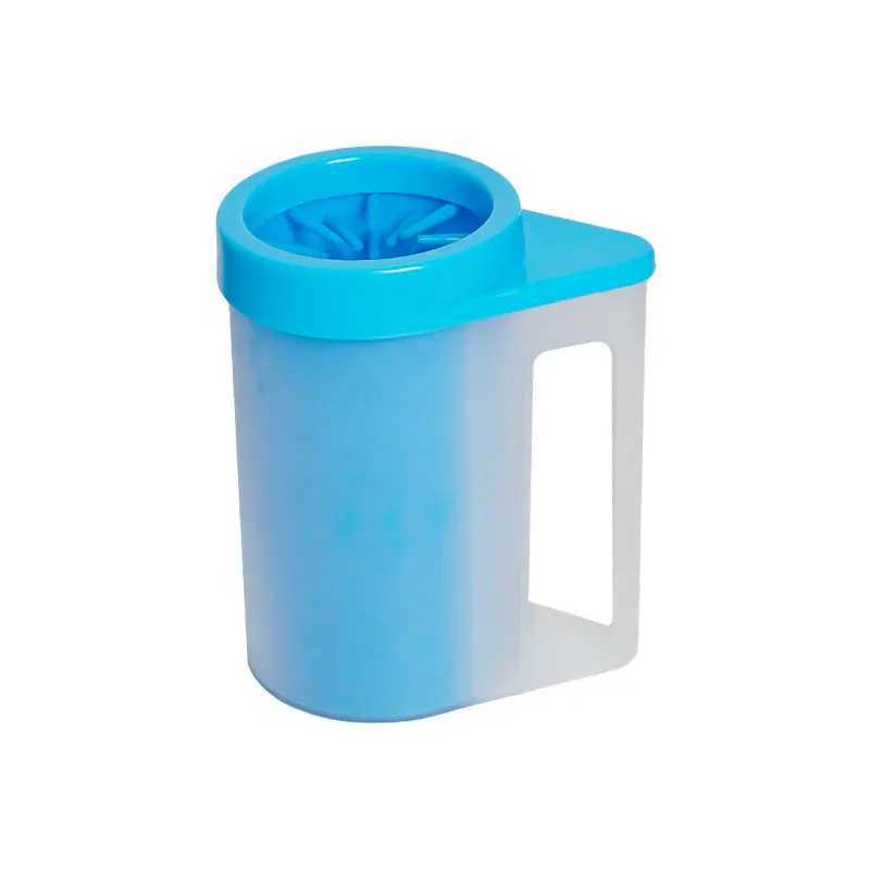 Soft Dog Paw Cleaning Cup Detachable Dog Paw Cleaner 360 Degree Rotating Brush with Handle Easy to Clean Pet Foot Cup for Pet M250306