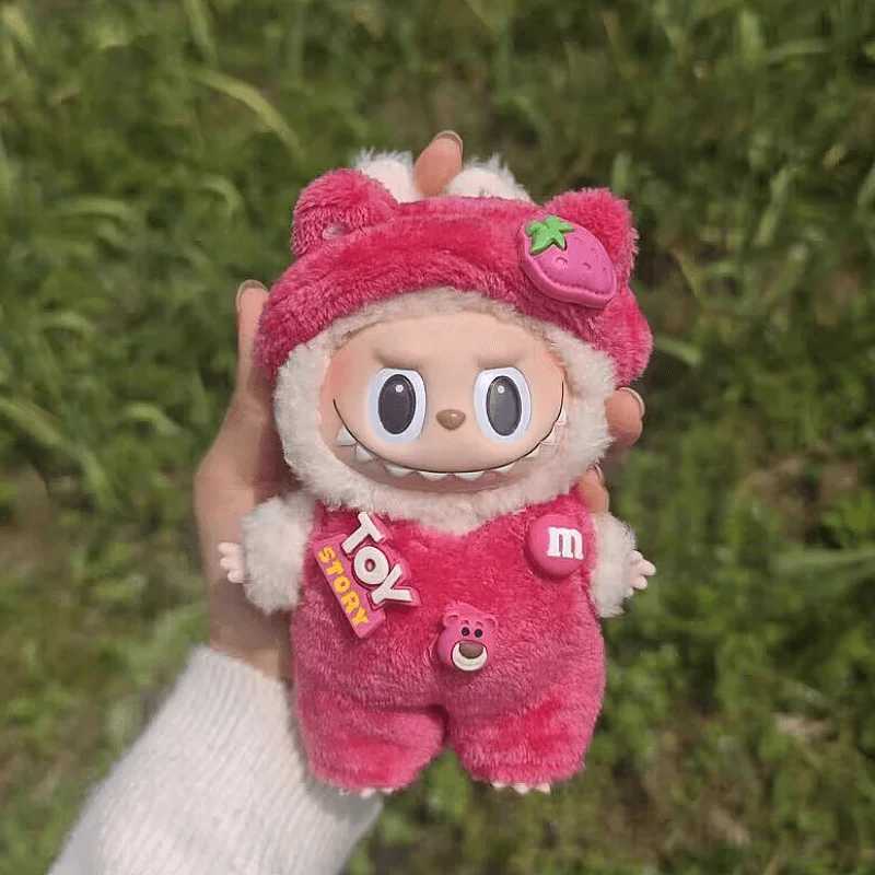 Hot 17cm Labubu Doll Only Clothes Fashion Clothes Hoodies Doll Clothes Color Doll Accessories Cute Decoration Little Clothes T250306