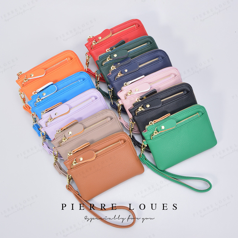 Free Shipping Designer Bag New Handheld Small Wallet With Multiple Card Slots, Keychain Coin Change Bag Large Capacity Bag Zero Wallet Ladies' Lu