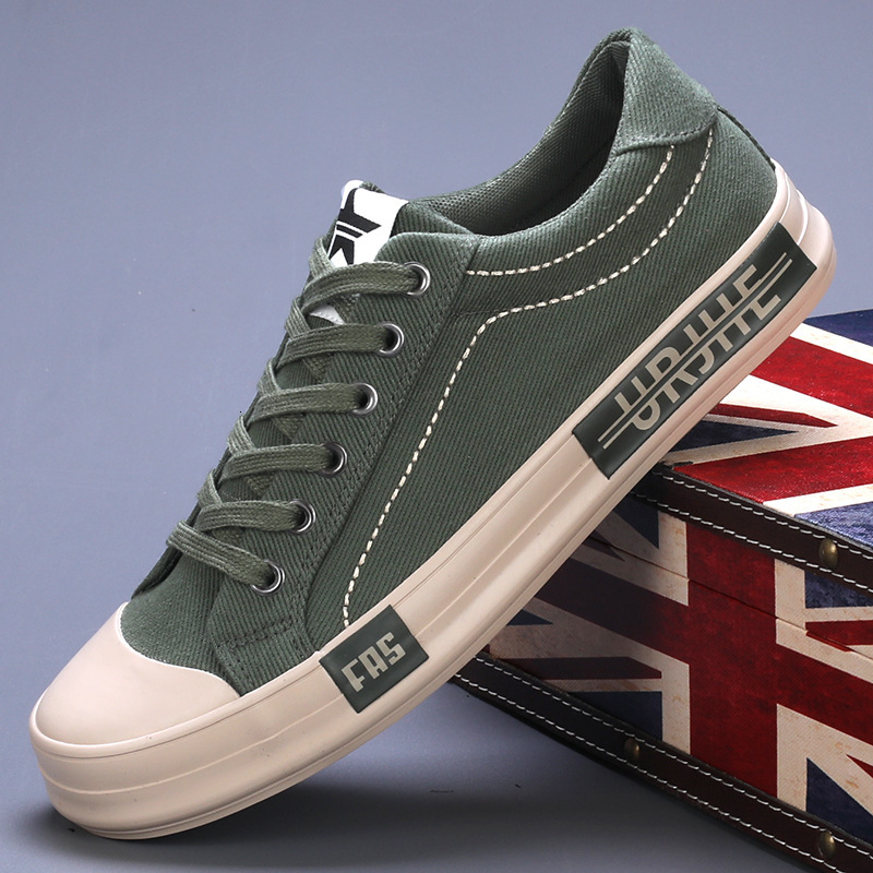 Spring New Men's Shoes Trendy Shoes Men's Canvas Shoes Korean Edition Versatile Trendy Casual Shoes Breathable and Comfortable Board Shoes