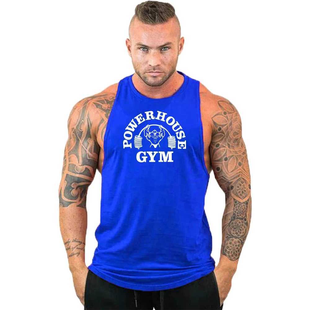 Gym Top Men Shirt Man Fitness Mens Clothes Vest Singlets T-shirts Clothing Bodybuilding Stringer Vests Muscular Singlet TopsT250318