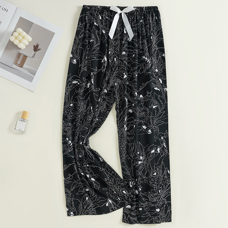Large Size Women's Cotton Silk Jogger Pants - Perfect for Casual Outfits at Home or Outside