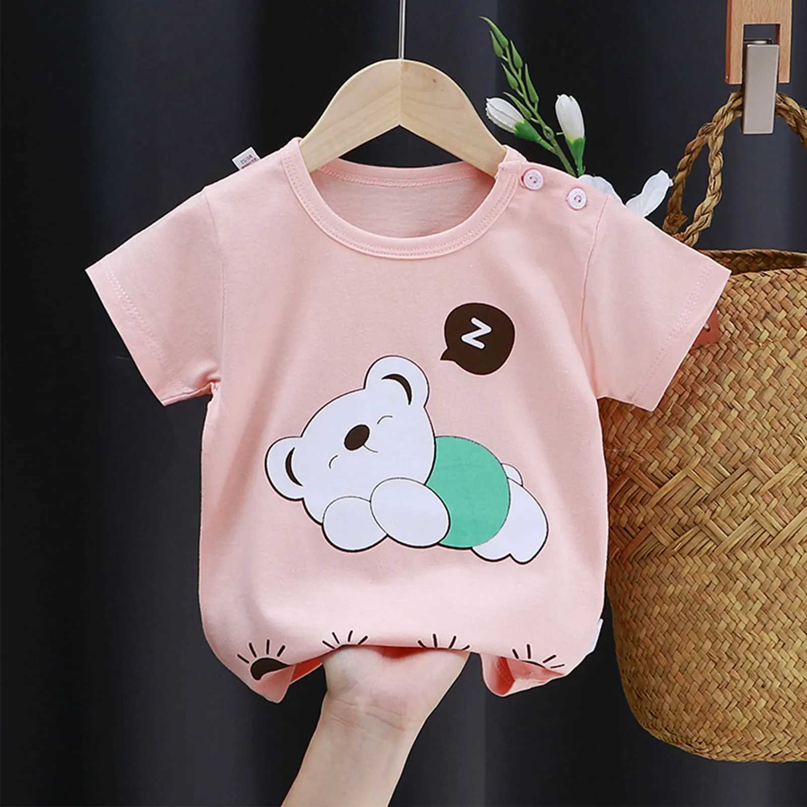 Summer Infant Newborn Baby Boys Clothes Children Clothing for Girls Kids T-Shirt Cotton Casual ClothesT250306