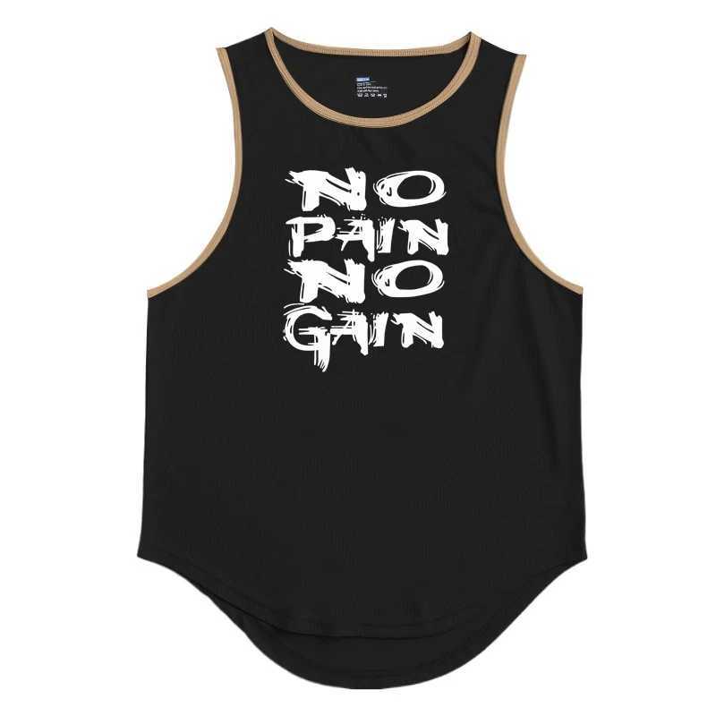 Mens Tops Tanks Camis T-shirt Gym Tank Top Fitness Wear Mesh Singlets T-shirts Man Sportswear Bodybuilding Clothing TeesT250318
