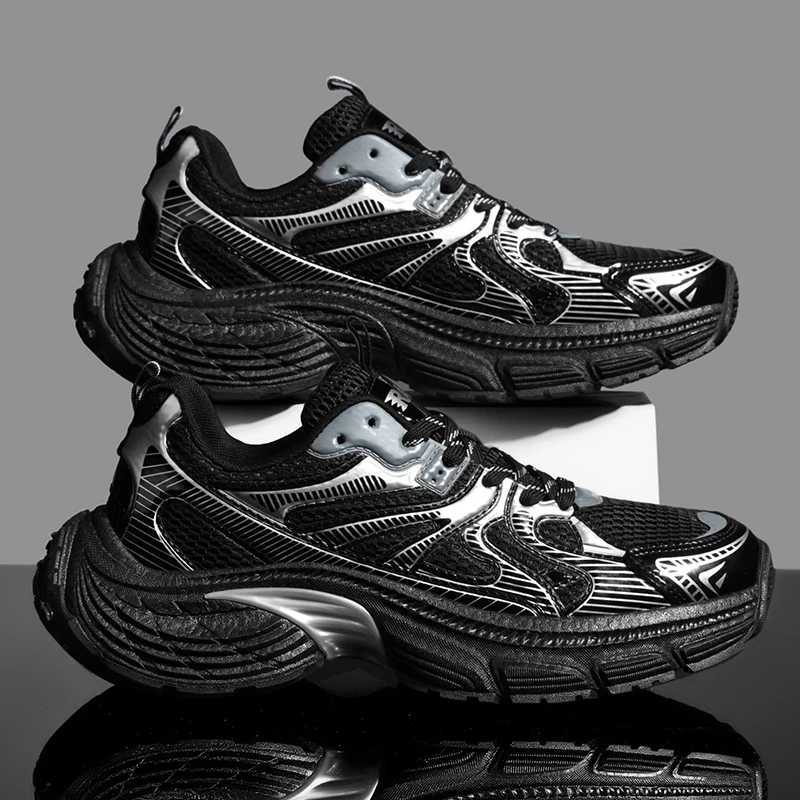 Men Casual Sports Shoes Marathon Race Lightweight Cushioning Men Running Shoes Outdoor Mountain Shoe Teenagers Walking Z250411