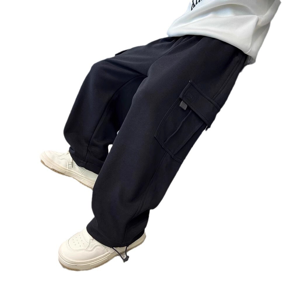 Ddmyshoesvip Boys Pants For Spring Autumn New Style Red And Handsome Children S Clothing Casual Sports Work Pants Big Boys Autumn Clothing