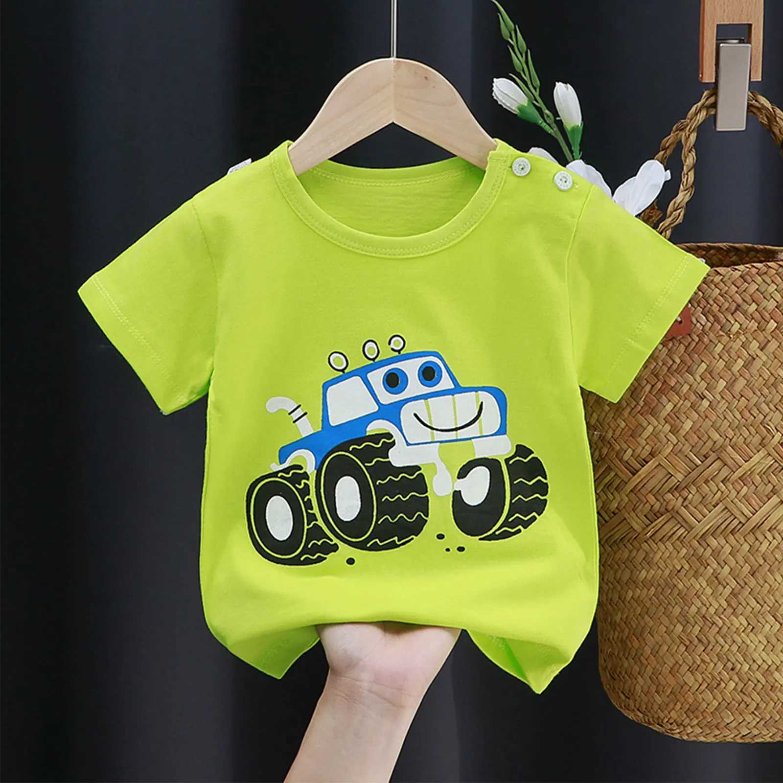 Summer Infant Newborn Baby Boys Clothes Children Clothing for Girls Kids T-Shirt Cotton Casual ClothesT250306