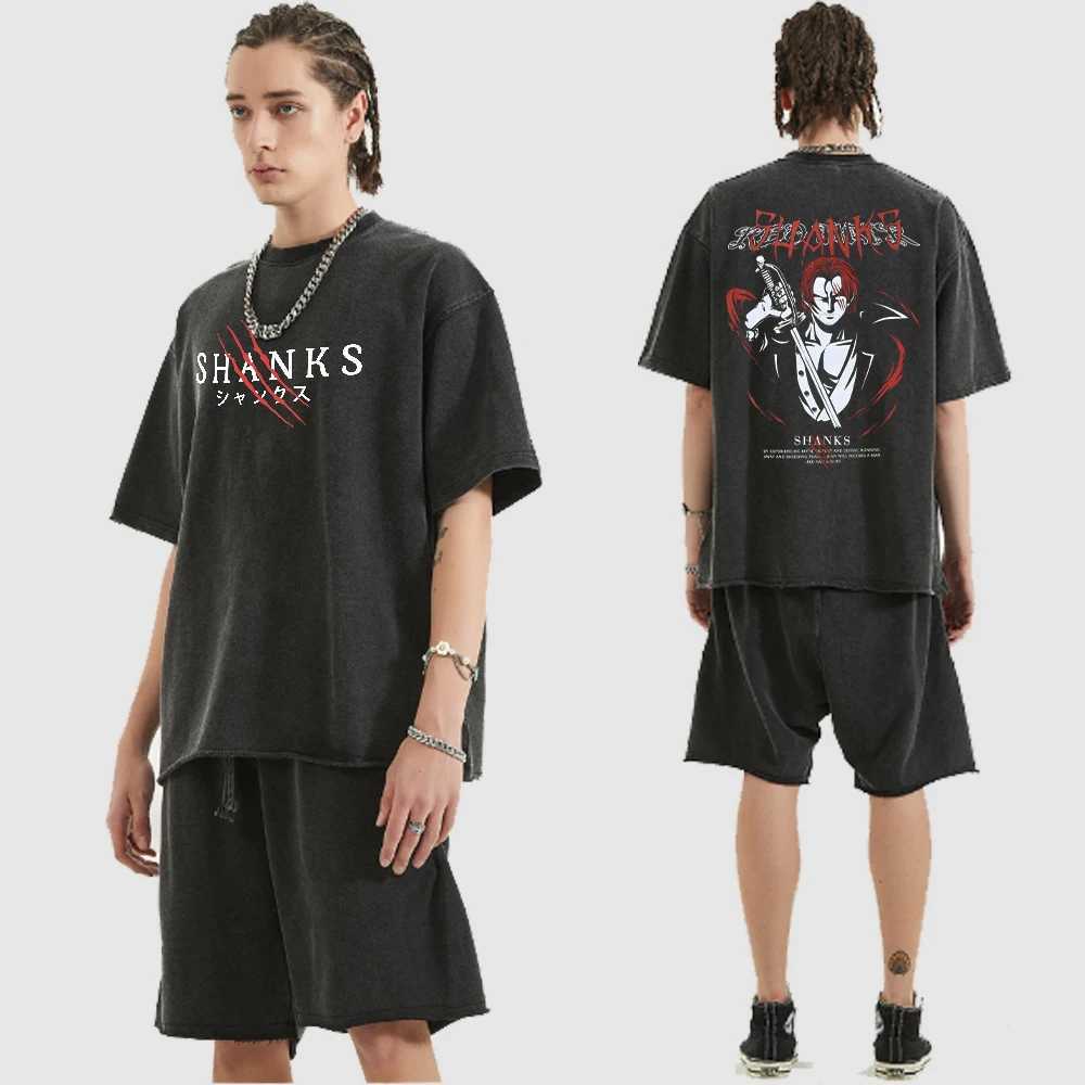 Hip Hop Men Streetwear T-Shirt Retro Vintage Washed Graphic T Shirt Men Harajuku Cotton Casual Short Sleeve Tshirt Tops X250306