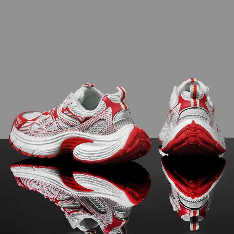 2025 Men Air Cushion Marathon Running Shoes Breathable Lightweight Sports Shoes for M Cfortable Training Climbing Sneakers Z250411
