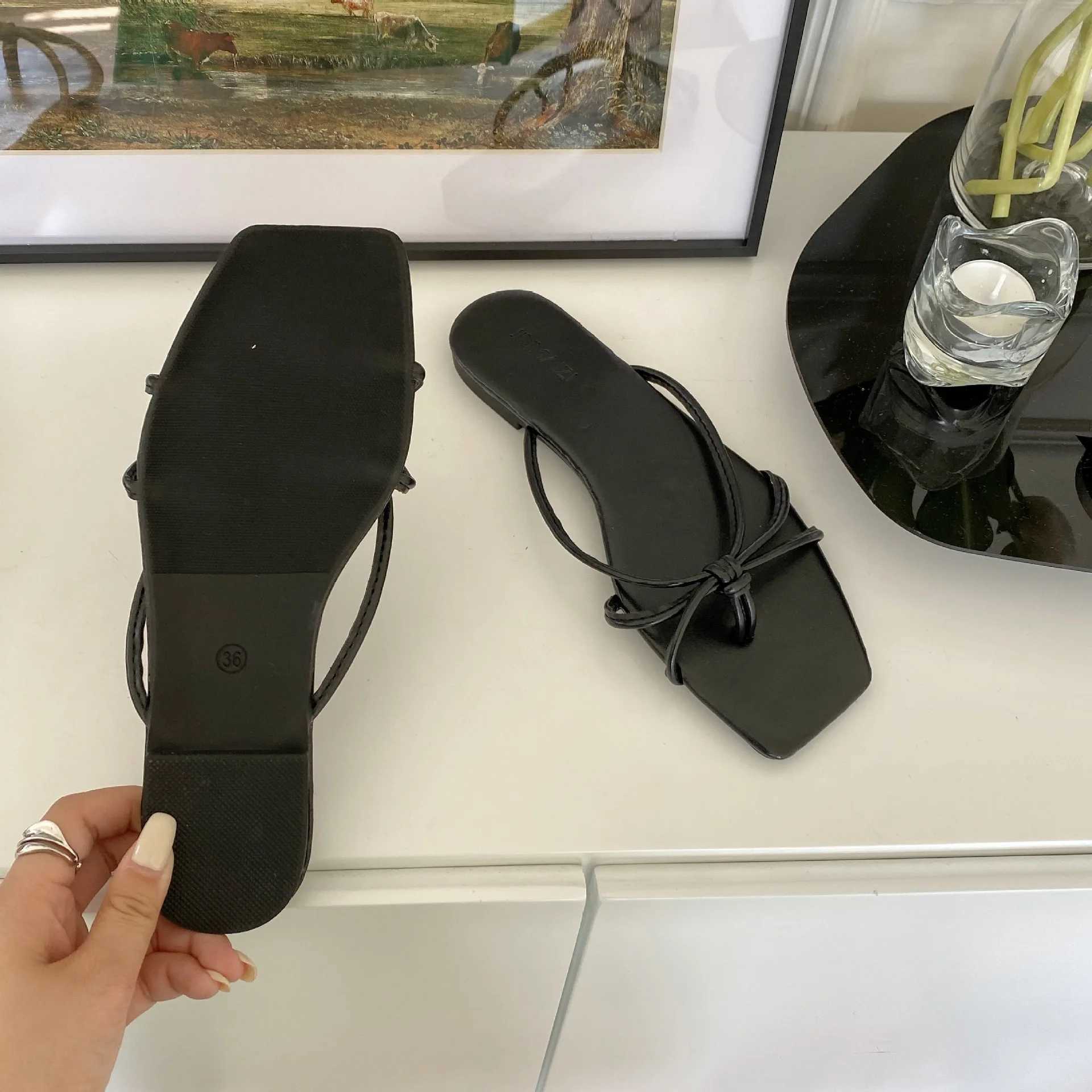 Shoes Wen Slippers Summer Luxury Slides Low Slippers Rubber Flip Flops Soft Designer 2024 Haiian Flat Casual Re Head Heel Y250306