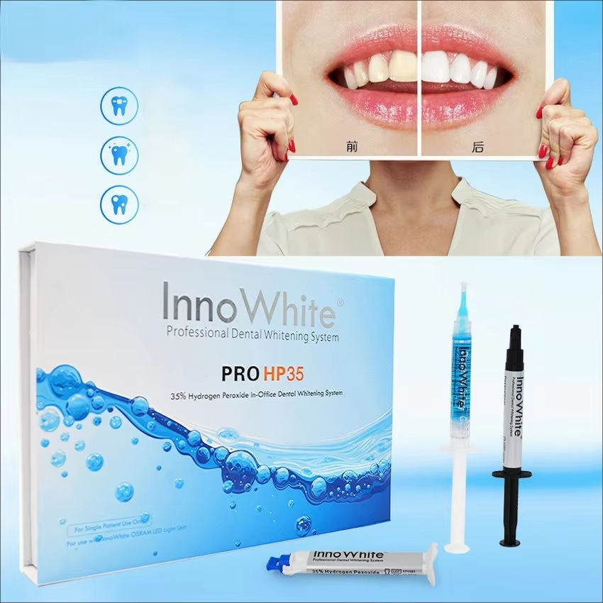 Dental Inno White PRO HP35 Professional Whitening System Tooth Whitening Oral Hygiene Gel Kits Dental Teeth Whitening Gel