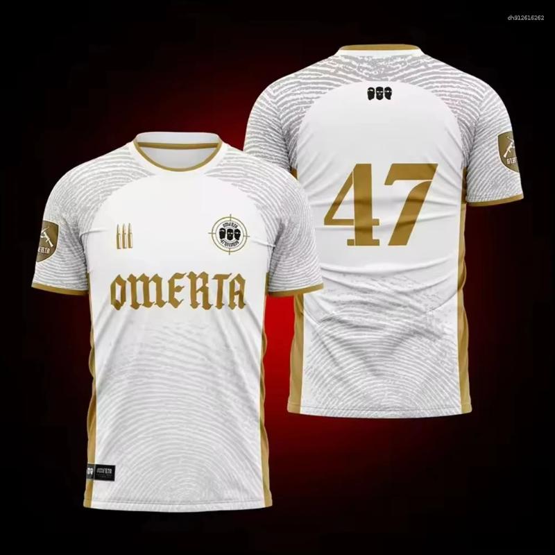 Men's Tracksuits Omerta Boxing Fans Summer 3D Print 47 Outdoor Sportwear Breathable Short Sleeve T-Shirt Clothes Men