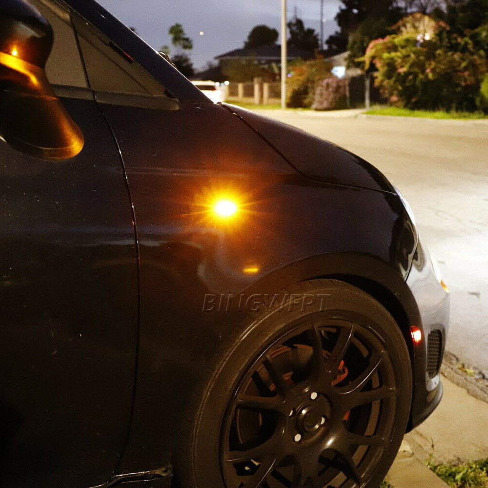 New Side Marker Lights Turn Signal For FIAT 500 500C 500L LED Dynamic Lamps For Abarth 500 595 695 Car Fender Lights