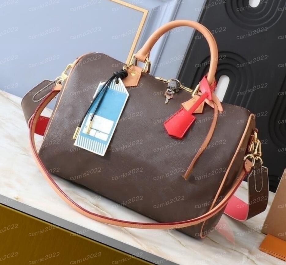 AAA Women trendy Large Shoulder bag Designer Weekend bag tote Travel crossbody bag BohoP9 Soft 30 bags Travel handbags Man duffle bag Pillow bags 12243 Brown