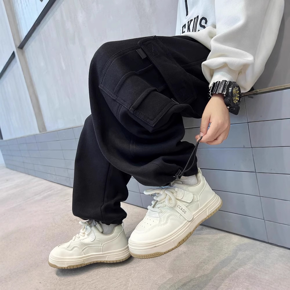 Ddmyshoesvip Boys Pants For Spring Autumn New Style Red And Handsome Children S Clothing Casual Sports Work Pants Big Boys Autumn Clothing